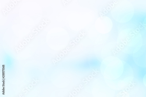 Abstract blur contemporary office interior blue background concept