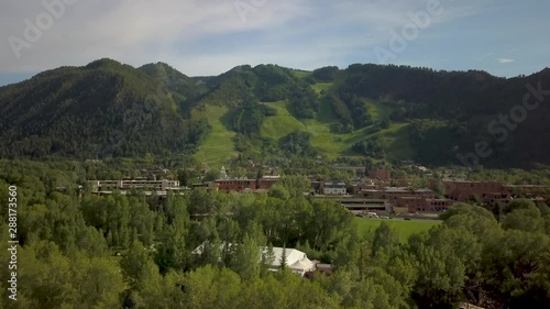 321 Aspen Colorado Aerial Summer Revealing