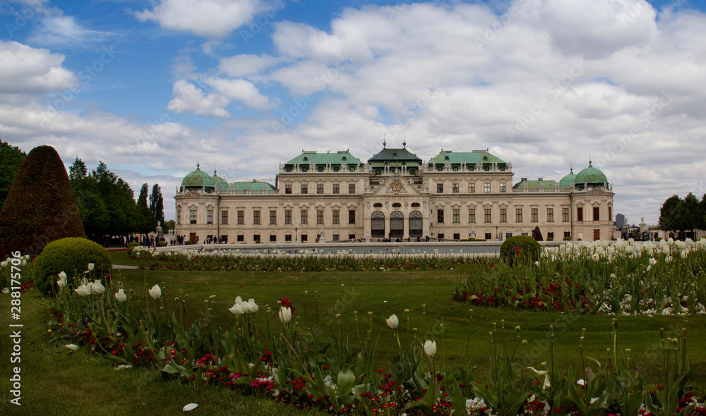Belvedere Palace Park. Vein. Austria.