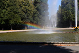 Ein Regenbogen im Schlossgarten Herrenhausen
