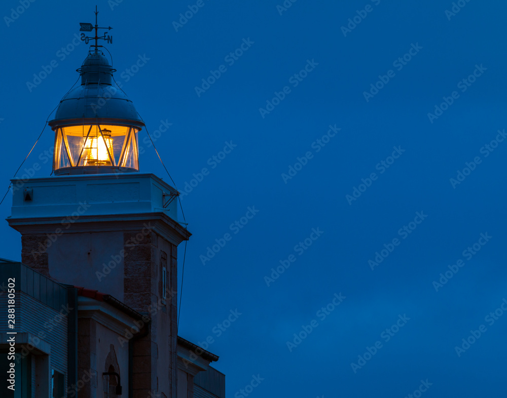 Lighthouse of San VIcente de la Barquera, Cantabria. Spain Lighthouse of San VIcente de la Barquera, Cantabria. Spain