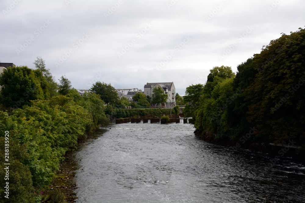 Fototapeta premium River Corrib, Galway, Ireland