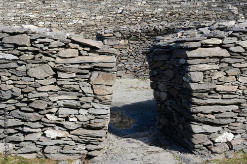 Ring fort, Cahergall, Ireland photo