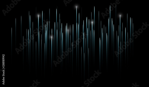 Abstract Optical Fibers - Technology Illustration Communication