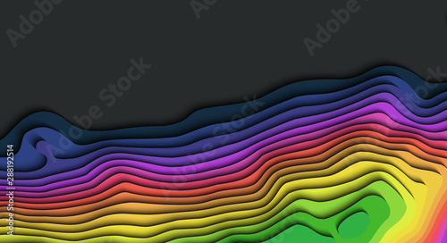 Mountain hiking. Map line of topography. Vector abstract topographic map concept with space for your copy. 3D Cartography concep background. Map mockup infographics. Sale background. Wavy backdrop