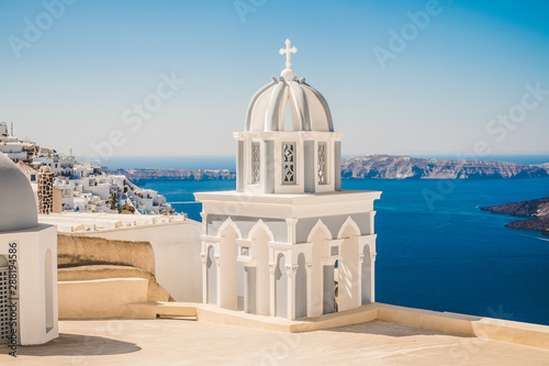 View of church against blue sky