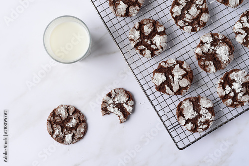 Chocolate Crinkle Cookies