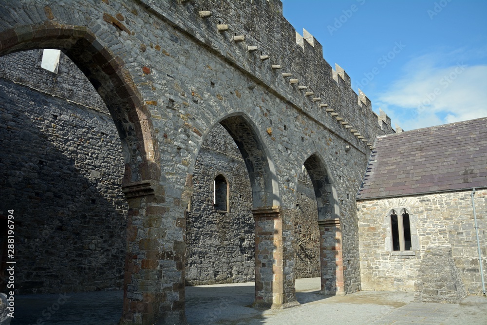 Naklejka premium Cathedral ruins, Ardfert, Ireland