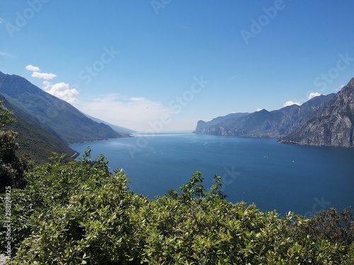 Lake Garda under the summer sky © Osvaldo