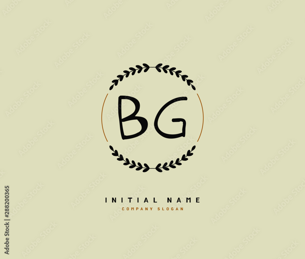 B G BG Beauty vector initial logo, handwriting logo of initial signature, wedding, fashion, jewerly, boutique, floral and botanical with creative template for any company or business. B G BG Beauty vector initial logo, handwriting logo of initial signature, wedding, fashion, jewerly, boutique, floral and botanical with creative template for any company or business.