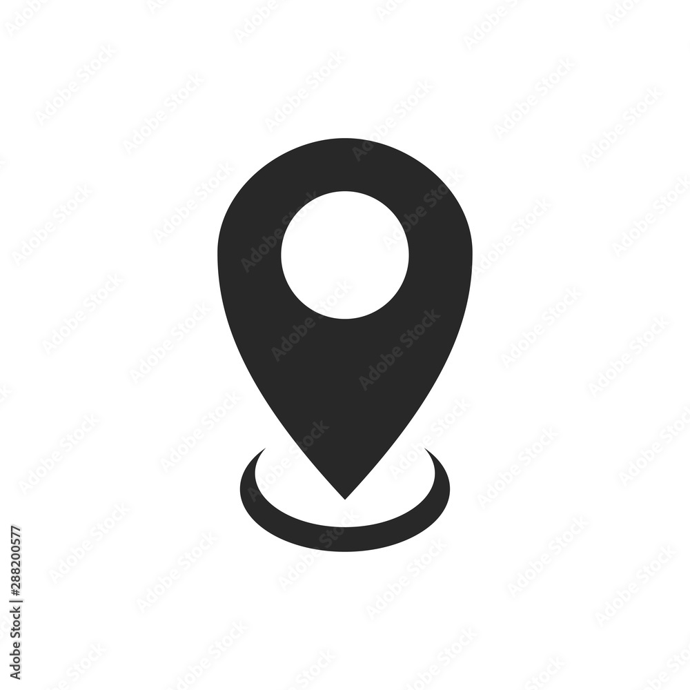 Pin Location Mark Sign Icon Vector Illustration Pin Location Mark Sign Icon Vector Illustration