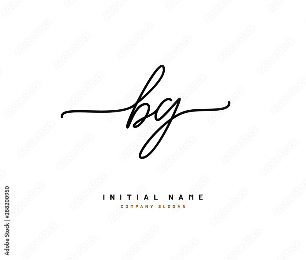B G BG Beauty vector initial logo, handwriting logo of initial signature, wedding, fashion, jewerly, boutique, floral and botanical with creative template for any company or business. B G BG Beauty vector initial logo, handwriting logo of initial signature, wedding, fashion, jewerly, boutique, floral and botanical with creative template for any company or business.
