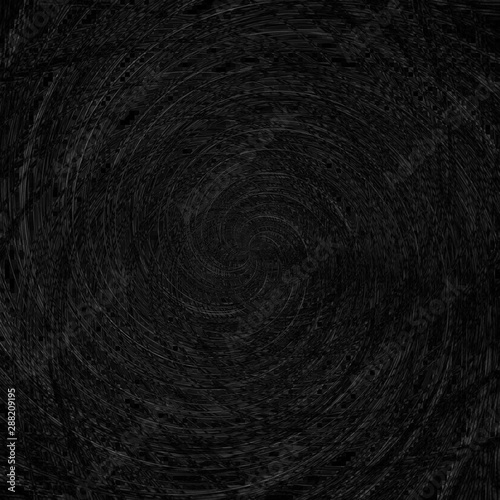 Abstract background in the dark.Background circle swirl confused confused illusion. 