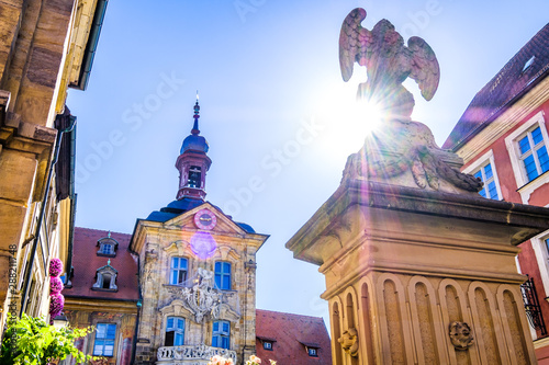 famous old town hall in bamberg