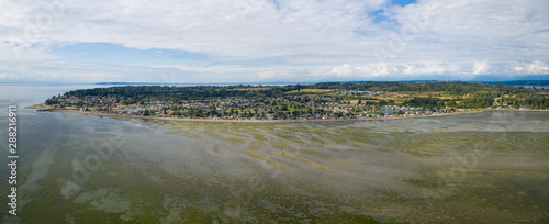 Birch Bay Aerial View Northwest Washington State Coastline photo