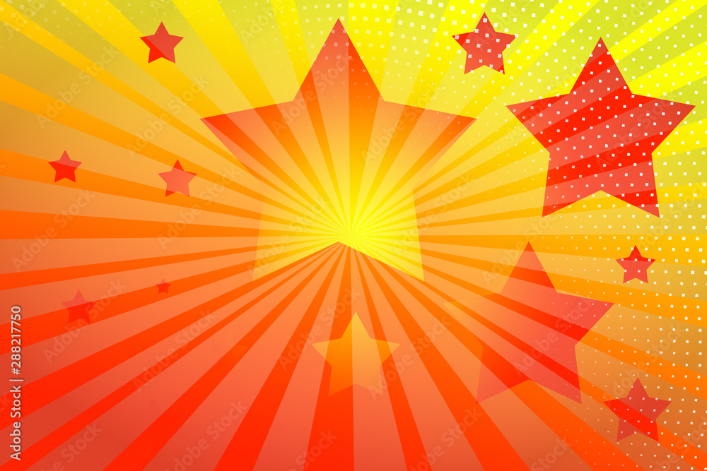 Fototapeta premium abstract, design, pattern, orange, illustration, backdrop, line, texture, light, yellow, fractal, wave, wallpaper, art, geometry, digital, blue, template, space, graphic, gold, motion, design element