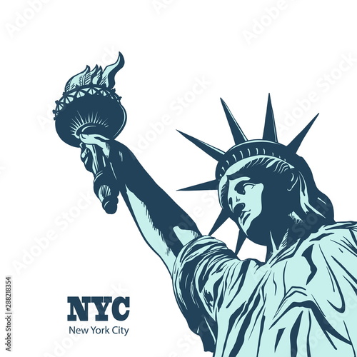 American symbol - Statue of Liberty.
