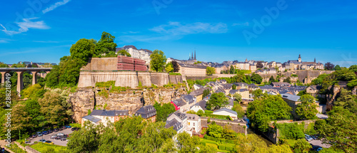 Panoramic view on Luxembourg City 