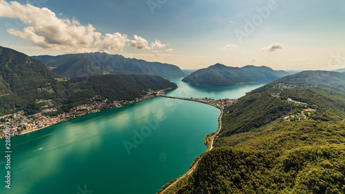 Vista sul lago di Lugano photo