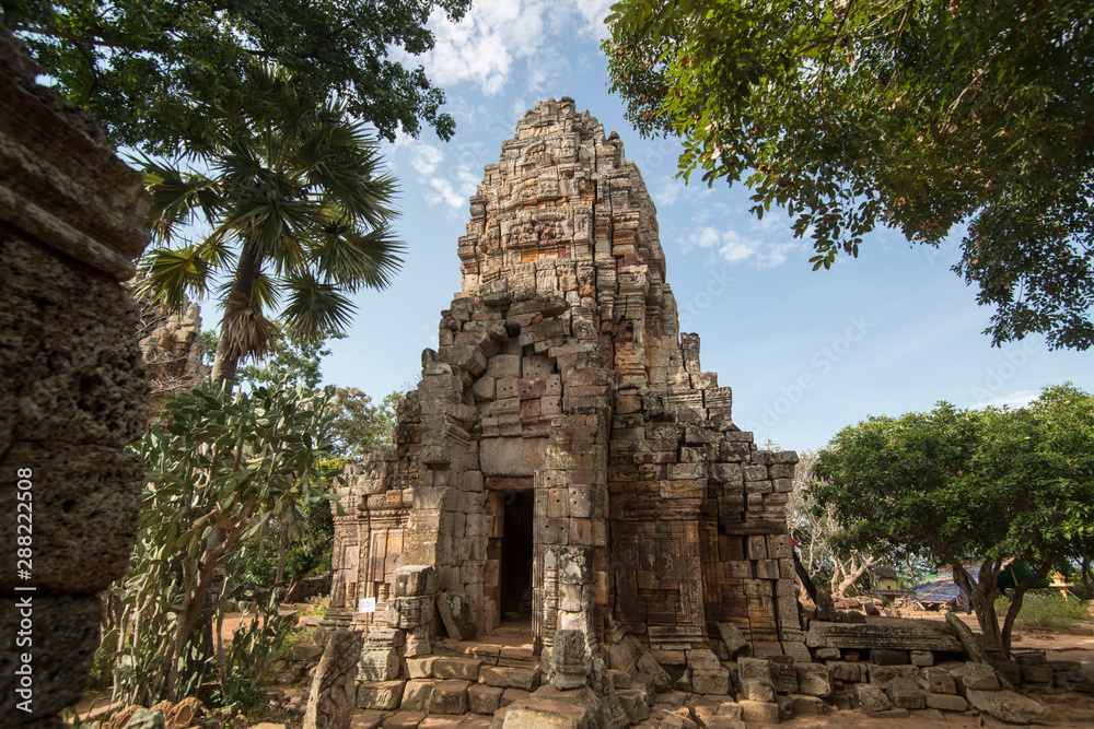 CAMBODIA BATTAMBANG WAT BANAN TEMPLE