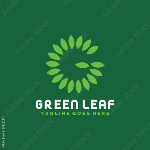 Letter G For Green Leaf Logo Vector Design Template. Modern Eco Icon. Plant Symbol. Logo For Company And Business