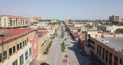 Flying Over Kansas City Plaza
