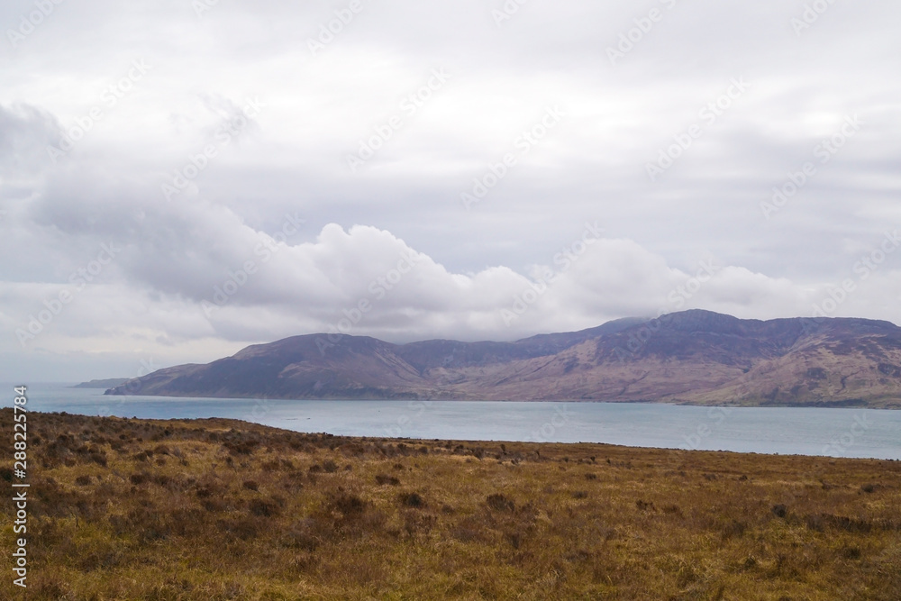 The Isle of Islay and the Sound of Islay seen from the Isle of Jura