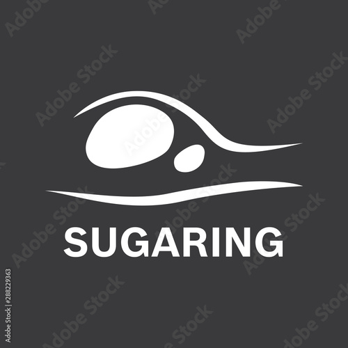 Vector logo for hair removal and sugaring company