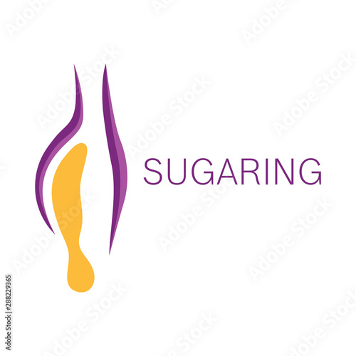 Vector logo for hair removal and sugaring company