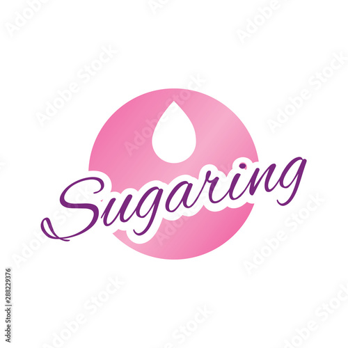 Vector logo for hair removal and sugaring company