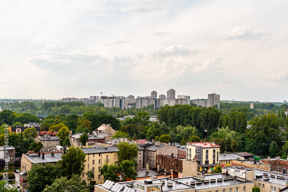 Fototapeta premium Katowice- Panorama miasta