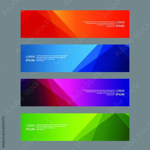 Free Download Vector Abstract design banner web template - GFXLoad