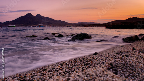 Küste im Abendlicht