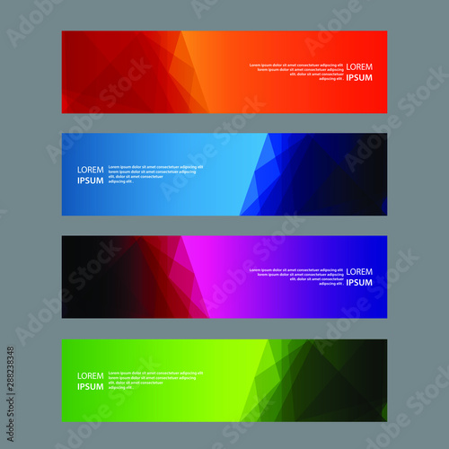 Vector Abstract design banner web template