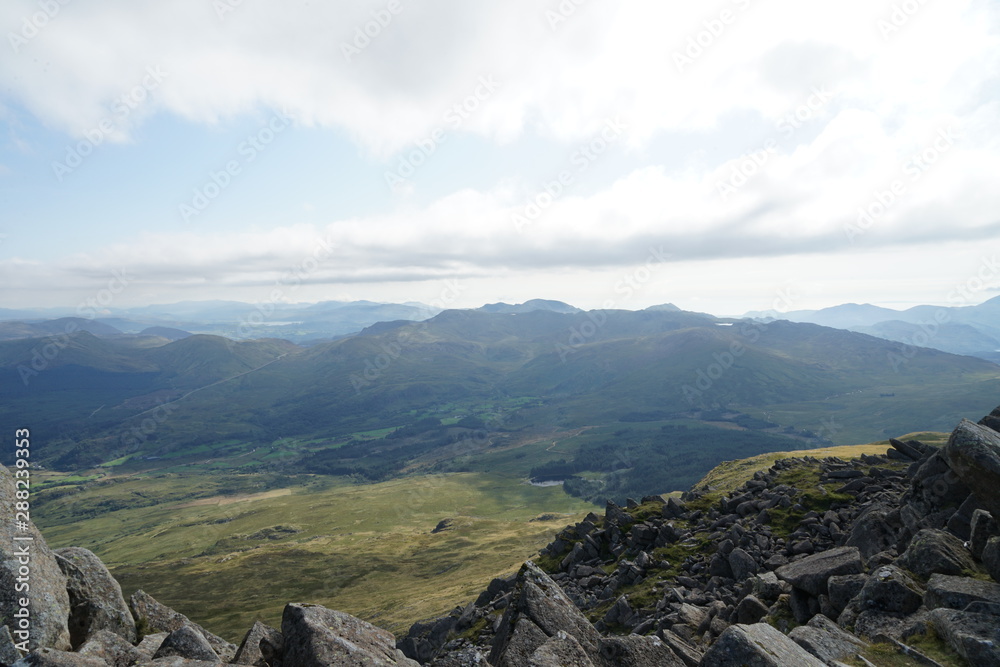 Snowdonia National Park Landscape - Wales UK Snowdonia National Park Landscape - Wales UK