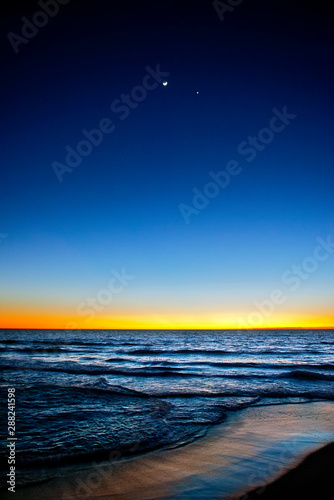 Fototapeta Naklejka Na Ścianę i Meble -  Night over the Ocean