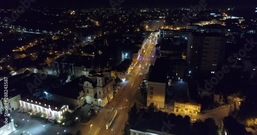 Night city, Vinnitsa, metropolis, nightlife