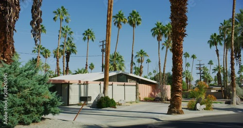Famous architecture in Palm Springs, California