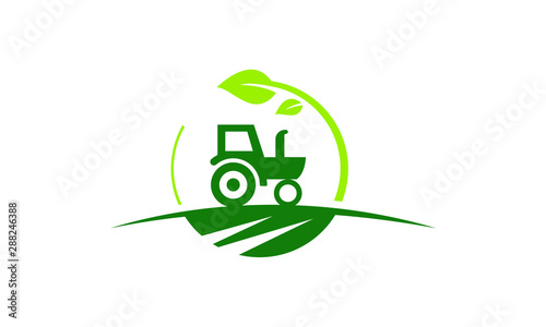 vector logo design for agriculture, agronomy, wheat farm, rural country farming field, natural harvest,  Harvest logo template, vector logo design illustration of tractor farm, crop land, soil farm, b