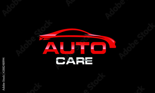 Car automotive logo vector illustration, Auto Car Logo, Car logo in simple line graphic design template vector, Car automotive logo template vector illustration, Auto style car logo design