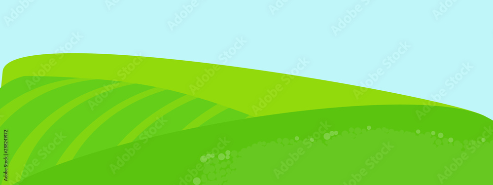 Bright cartoon summer fields landscape. Bright cartoon summer fields landscape.