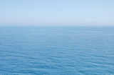 Calm blue sea on a summer day.