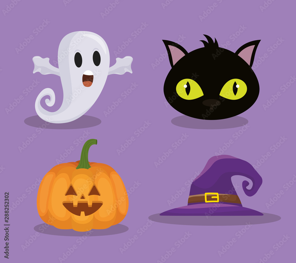 trick or treat - happy halloween party