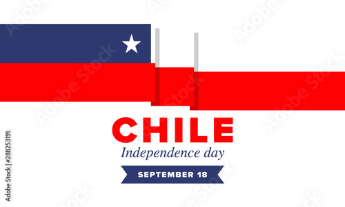 Free Download Chile Independence Day. Happy national holiday Fiestas Patrias. Freedom day. Celebrate annual in September 18. Chile flag. Patriotic chilean design. Poster, card, banner, template, background. Vector - GFXLoad