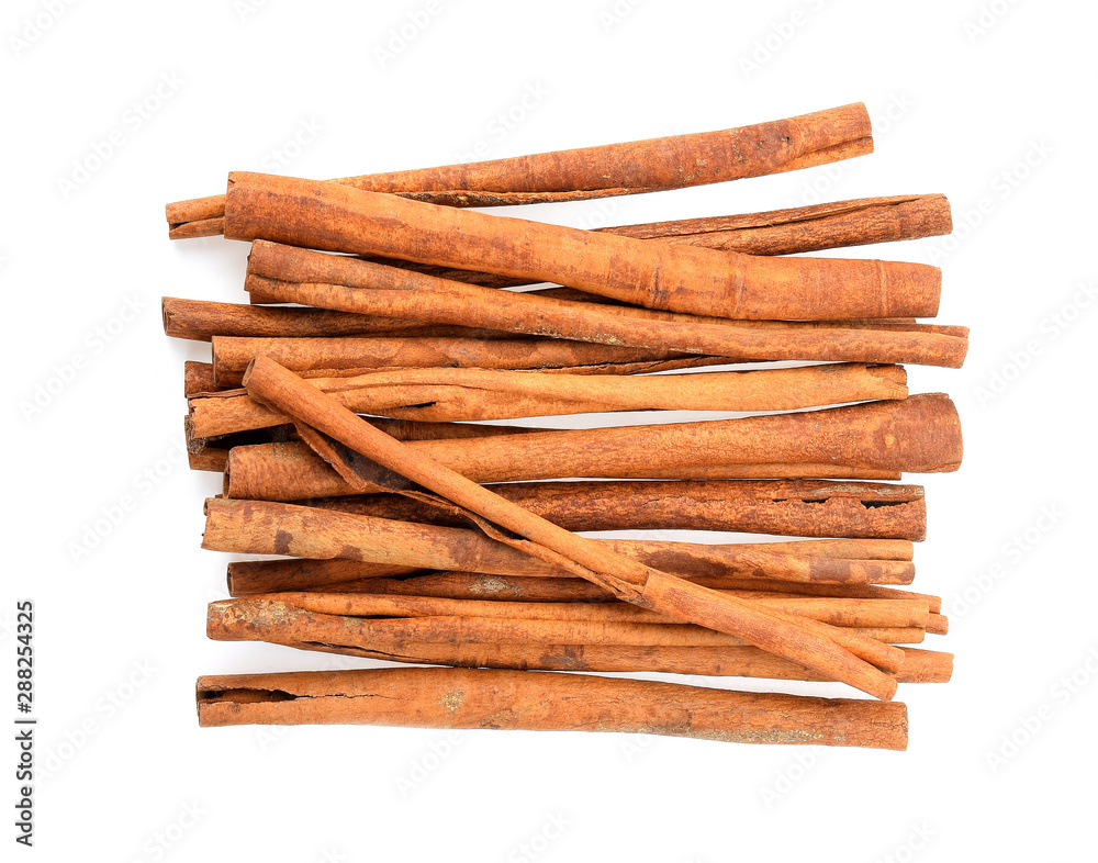 cinnamon isolated on white background cinnamon isolated on white background