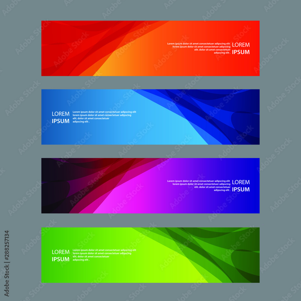 Vector Abstract design banner web template Vector Abstract design banner web template