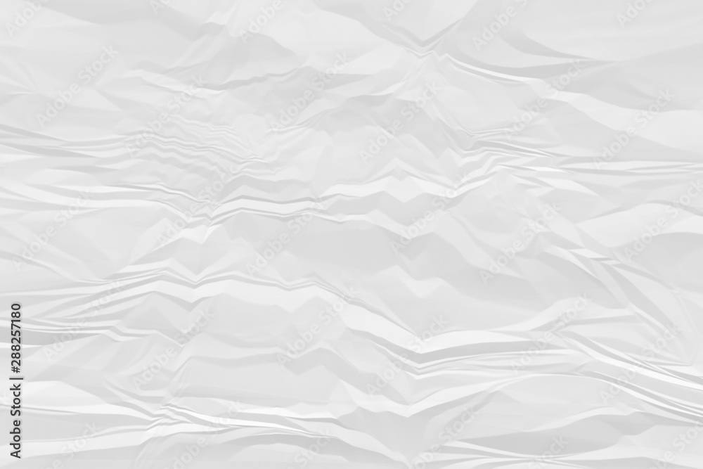 Obraz premium crumpled white paper background close up