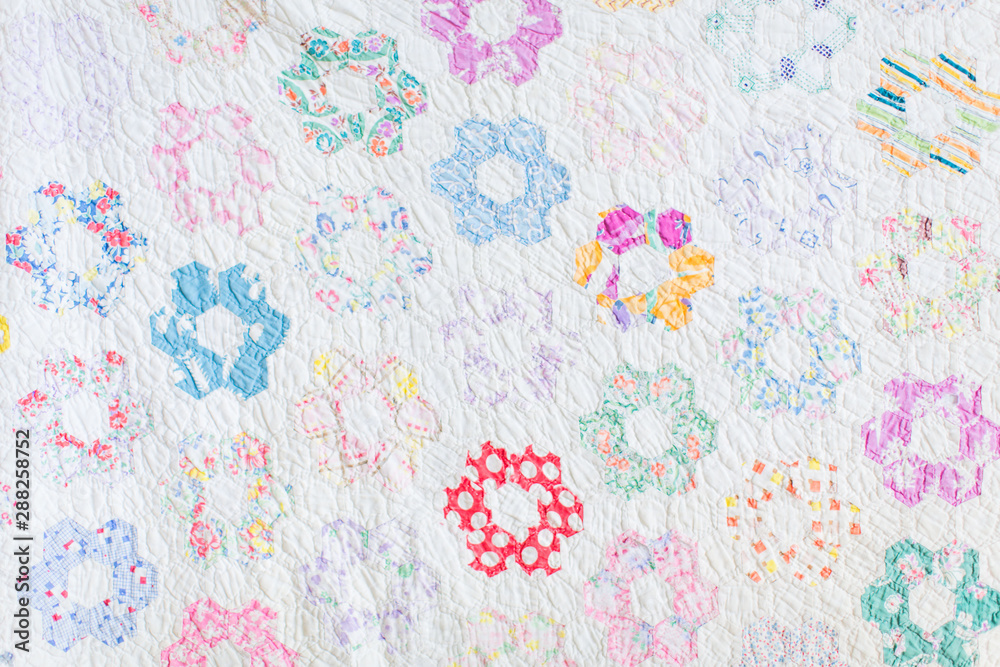 Fototapeta premium Flower Garden Quilt