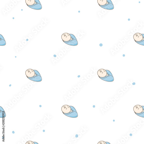 baby graphic pattern wallpaper object