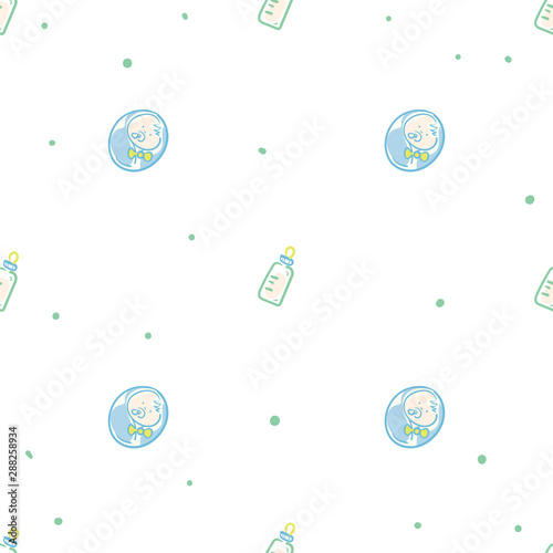 baby graphic pattern wallpaper object